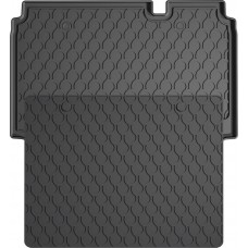 Гумовий килимок в багажник для Ford EcoSport (mkII) 2017-2023 (с двухуровневым полом)(любой уровень)(багажник с защитой) (Gledring)