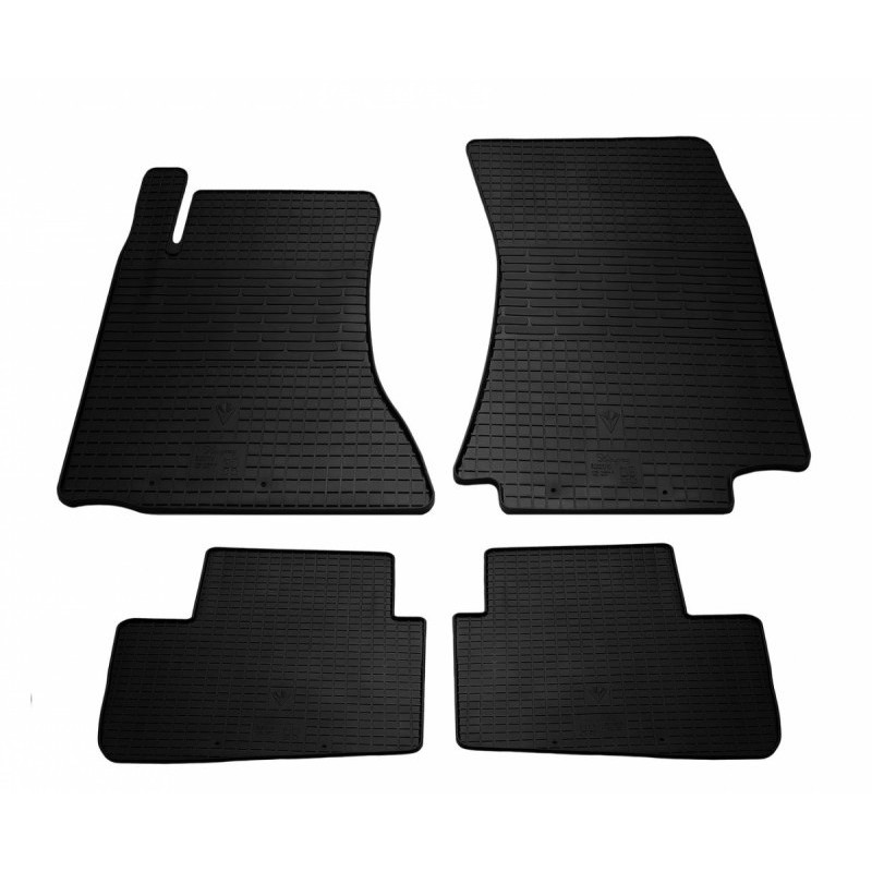 Гумові килимки в салон для Opel Omega B (1994-2003) комплект з 4 штук (Stingray)