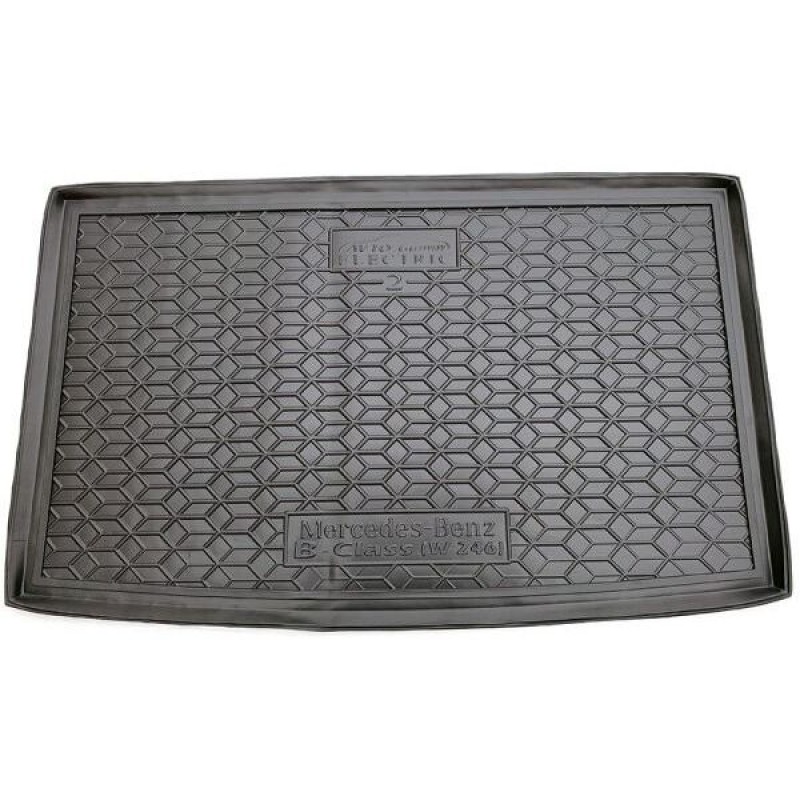 Килимок в багажник для Mercedes B (W246) 2014- Electric Drive нижній (Avto-Gumm)