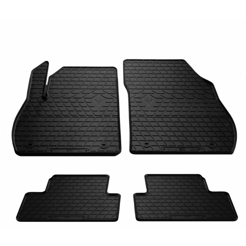 Гумові килимки в салон для Opel Zafira Tourer С (2011-2019) комплект з 4 штук (Stingray)