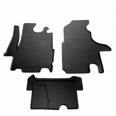 Гумові килимки в салон для Opel Movano A (1998-2010) комплект з 3 штук (Stingray)