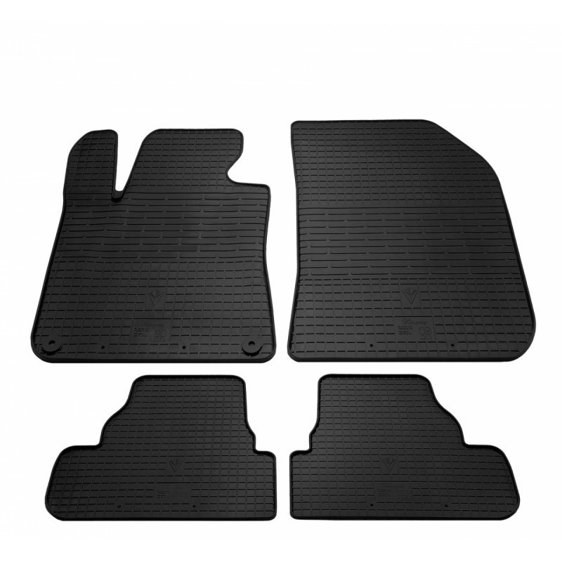 Гумові килимки в салон для Peugeot 308 (2013-...) (hatchback) комплект з 4 штук (Stingray)