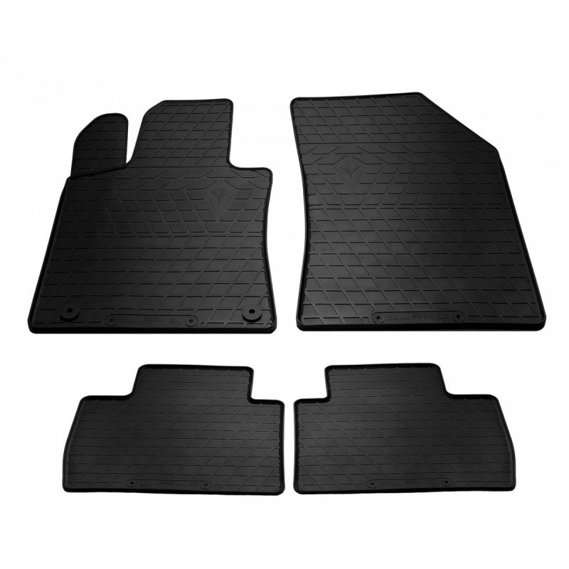 Гумові килимки в салон для Peugeot 508 (2018-...) комплект з 4 штук (Stingray)