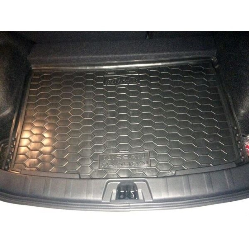 Килимок в багажник для Nissan Qashqai 2017- FL Нижня поличка (Avto-Gumm)