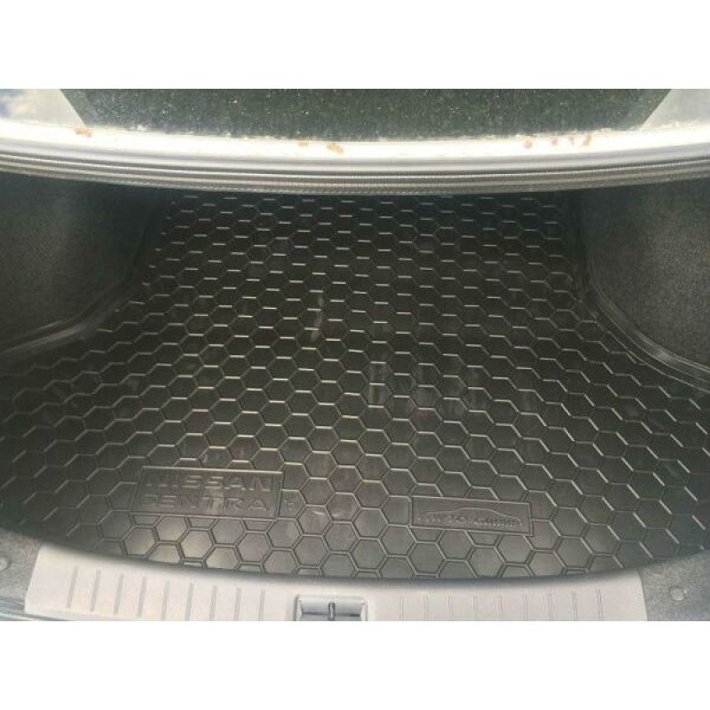 Килимок в багажник для Nissan Sentra (B17) (2012-2019) (Avto-Gumm)