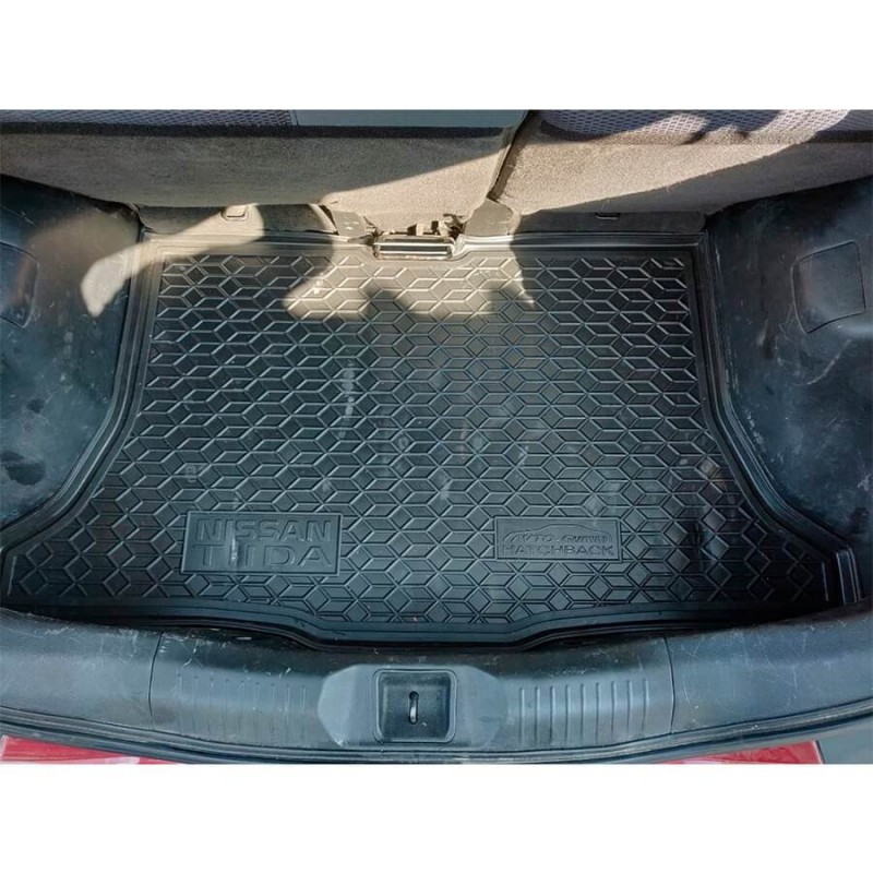 Килимок в багажник для Nissan Tiida 2004- Hatchback (Avto-Gumm)