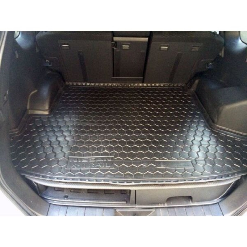 Килимок в багажник для Nissan X-Trail (T31) 2007- (з поличкою) (Avto-Gumm)