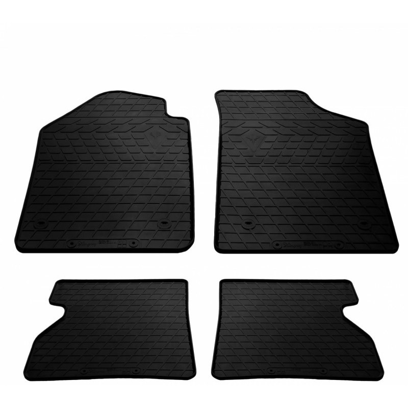 Гумові килимки в салон для Renault Kangoo I (1998-2008) комплект з 4 штук (Stingray)