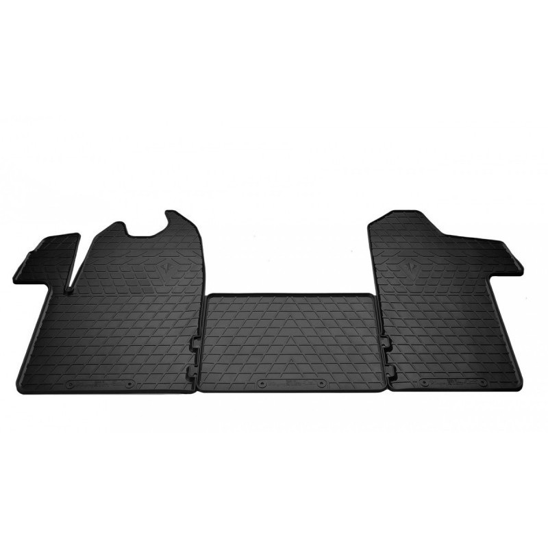 Гумові килимки в салон для Renault Master III (2010-...) комплект з 3 штук (Stingray)