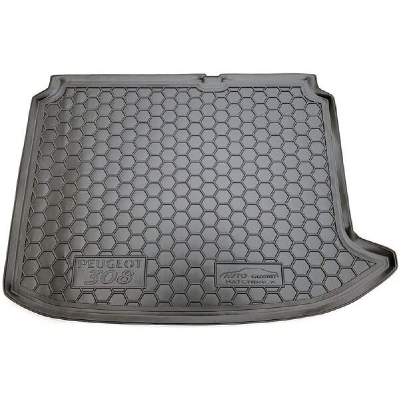 Килимок в багажник для Peugeot 308 (2007-2013) Hatchback (Avto-Gumm)