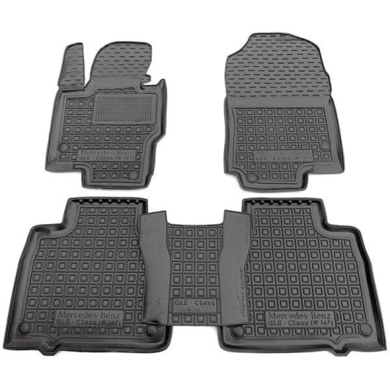 Коврики в салон Mercedes Benz W167 GLE (2018-...) (Avto-Gumm)