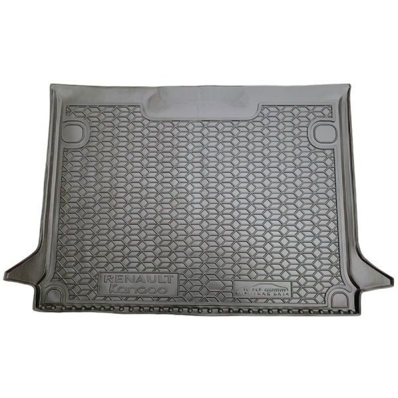 Килимок в багажник для Renault Kangoo II (2008-2020) з вухами (Avto-Gumm)