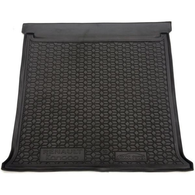 Килимок в багажник для Renault Kangoo II (2008-2020) пасс довга база (прямокутний) (Avto-Gumm)
