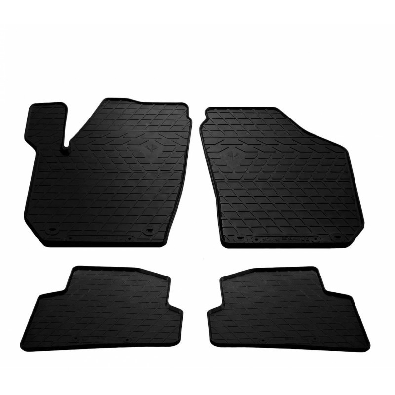 Гумові килимки в салон для Skoda Fabia II (5J) (2007-2014) комплект з 4 штук (Stingray)