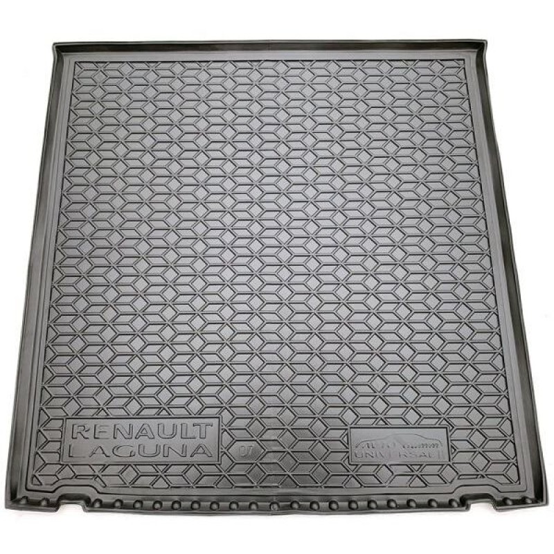 Килимок в багажник для Renault Laguna III (T) (2007-2015) Universal прямоугольный (Avto-Gumm)