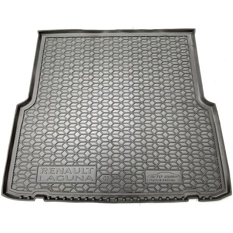 Килимок в багажник для Renault Laguna III (T) (2007-2015) с ушами Universal (Avto-Gumm)