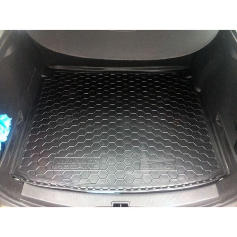 Килимок в багажник для Renault Megane III (2008-2015) Universal без вух (Avto-Gumm)