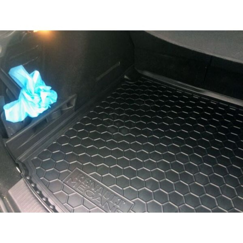 Килимок в багажник для Renault Megane III (2008-2015) Universal без вух (Avto-Gumm)