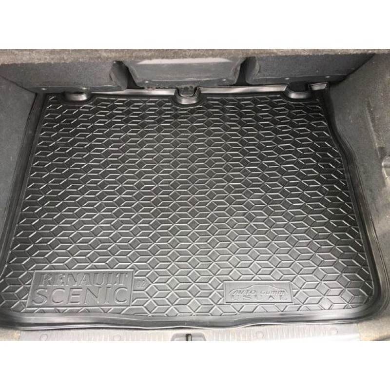 Килимок в багажник для Renault Scenic II (2003-2009) 5 місць (Avto-Gumm)