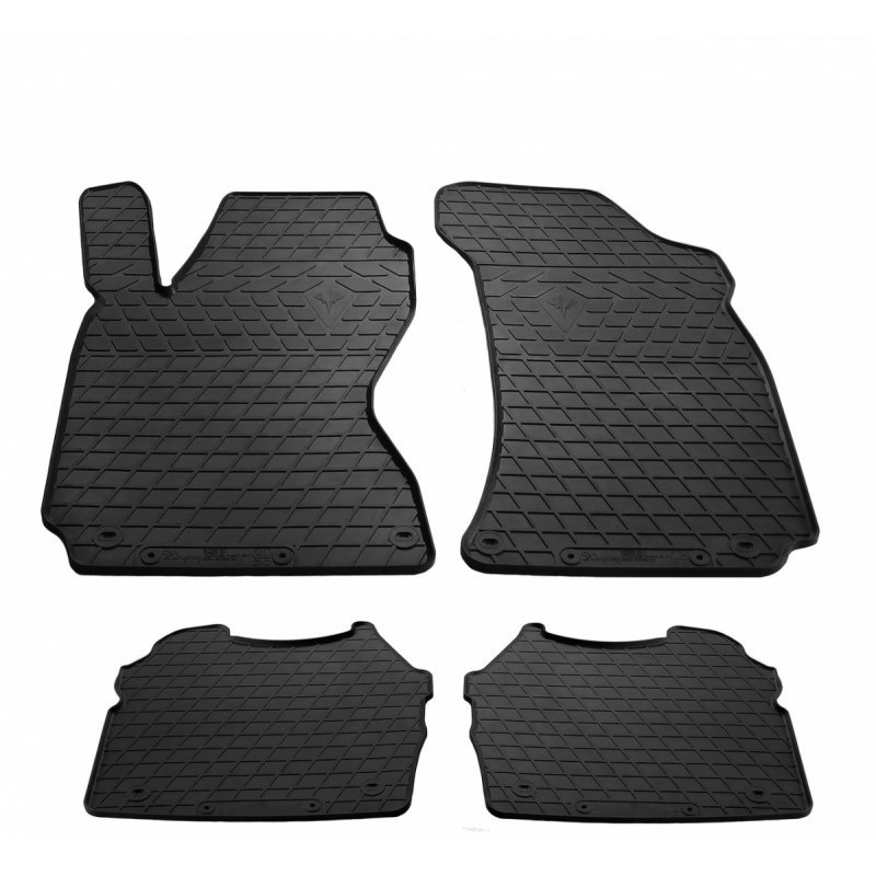 Гумові килимки в салон для Skoda Superb I (3U) (2001-2008) комплект з 4 штук (Stingray)