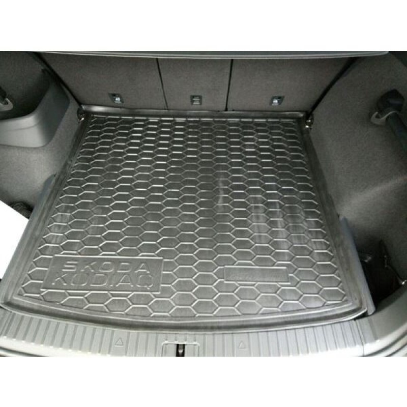 Килимок в багажник для Skoda Kodiaq (2016-...) 5 місць (Avto-Gumm)