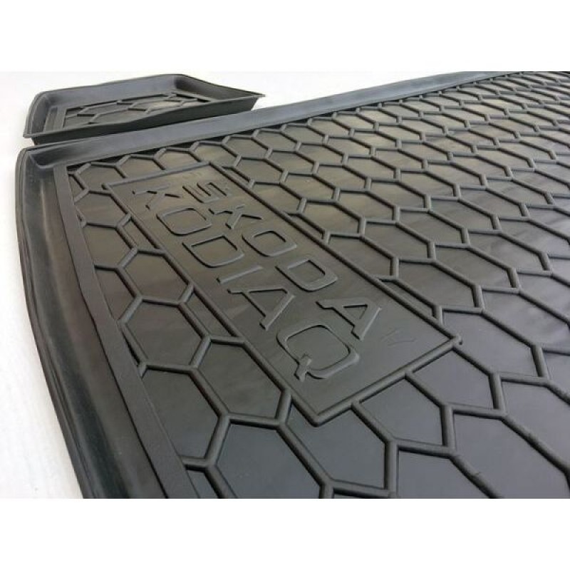 Килимок в багажник для Skoda Kodiaq (2016-...) 5 місць (Avto-Gumm)