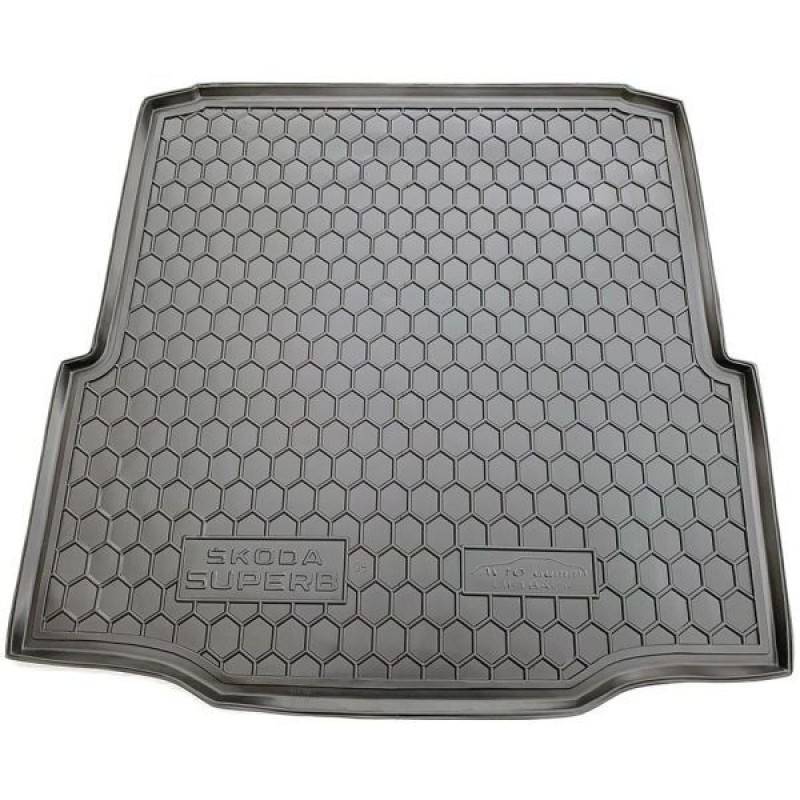 Килимок в багажник для Skoda Superb ІІ (3T) (2008-2015) Sedan (Avto-Gumm)