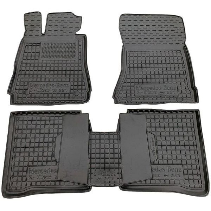 Коврики в салон Mercedes Benz W221 S (2005-2013) (Avto-Gumm)