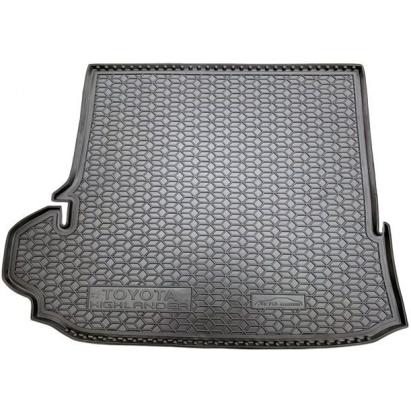 Килимок в багажник для Toyota Highlander (XU70) (2019-...) (з вухом) (AVTO-Gumm)