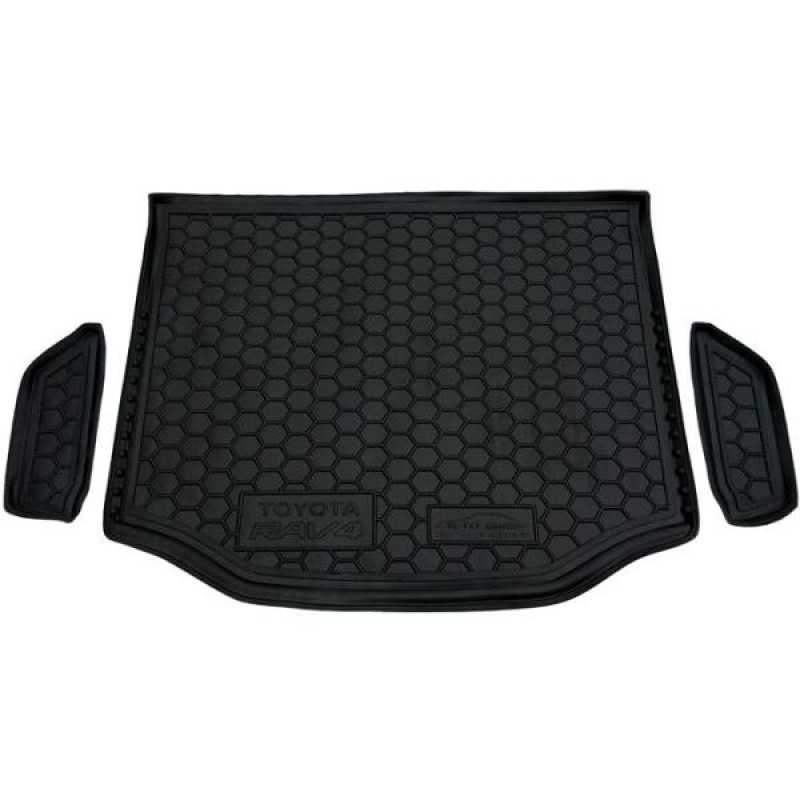 Килимок в багажник для Toyota RAV4 2013- (повнорозмірна запаска) (Avto-Gumm)