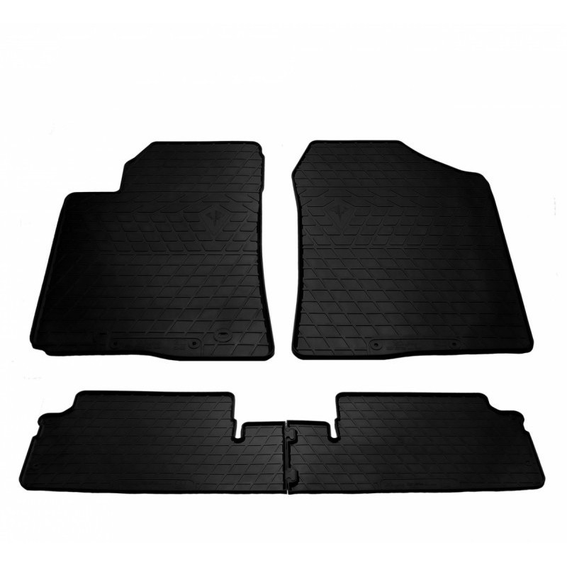 Гумові килимки в салон для Toyota Corolla Verso (ZER/ZZE) (2004-2009) комплект з 4 штук (Stingray)