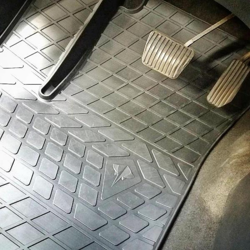 Гумові килимки в салон для Chevrolet Aveo (T200/T250) (2002-2012) комплект з 4 штук (Stingray)