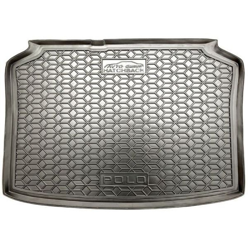 Килимок в багажник для Volkswagen Polo Hatchback 2001- (Avto-Gumm)