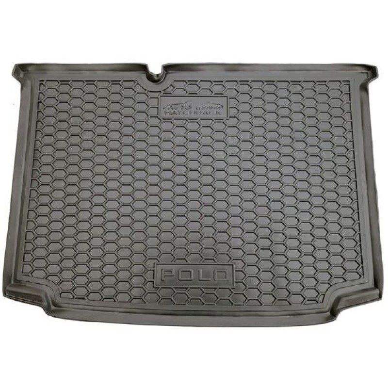 Килимок в багажник для Volkswagen Polo Hatchback 2009- (Avto-Gumm)