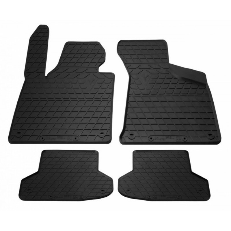 Гумові килимки в салон для Audi A3 (8P) (2003-2012) комплект з 4 штук (Stingray)