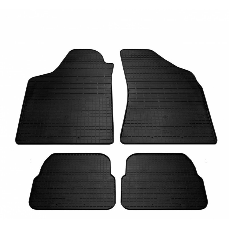 Гумові килимки в салон для Volkswagen Passat B3 (1988-1993) комплект з 4 штук (Stingray)