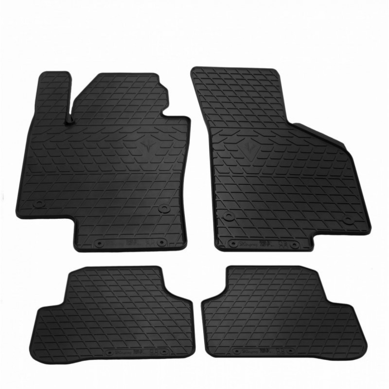 Гумові килимки в салон для Volkswagen Passat B7 (2010-2014) комплект з 4 штук (Stingray)