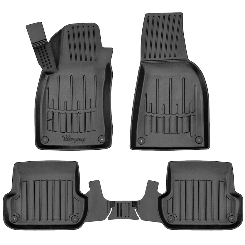 3D килимки для Audi A4 (B6/B7) (2000-2008) з бортиками 30 мм (Stingray)