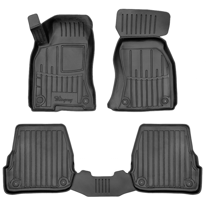 3D килимки для Audi A6 (C5) (1997-2004)  з бортиками 30 мм (Stingray)