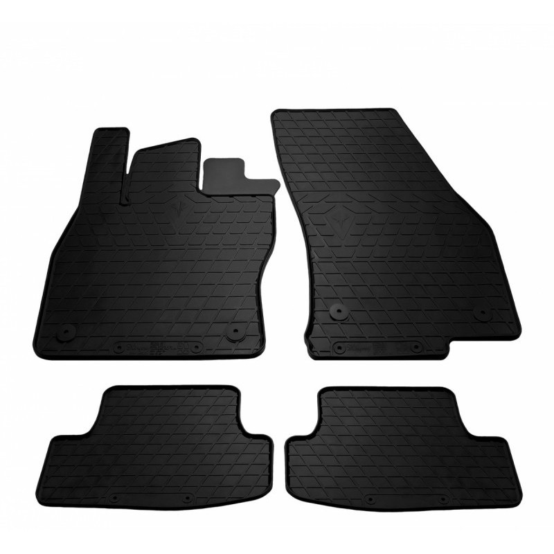 Гумові килимки в салон для Volkswagen T-Roc (2017-...) комплект з 4 штук (Stingray)