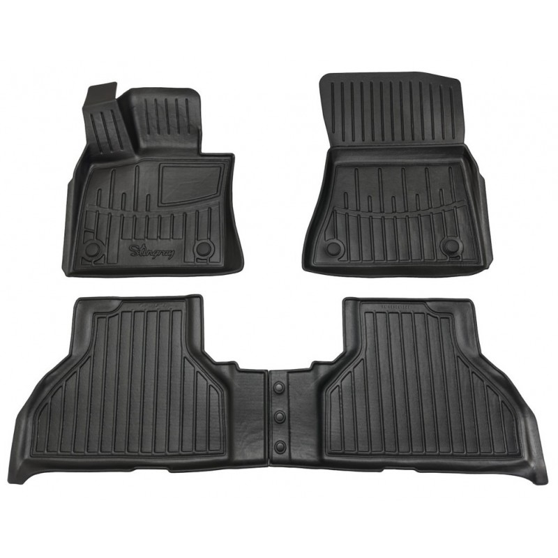 3D килимки для BMW X5 (E70) (2006-2013)  з бортиками 30 мм (Stingray)