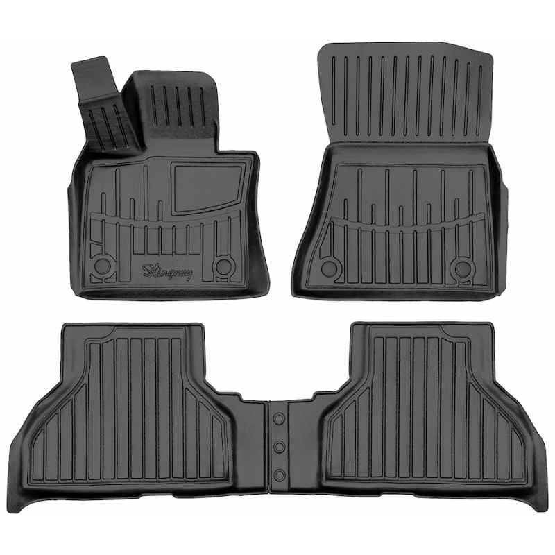 3D килимки для BMW X5 (E70) (2006-2013)  з бортиками 30 мм (Stingray)