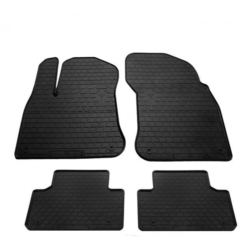 Гумові килимки в салон для Volkswagen Touareg III (2018-...) комплект з 4 штук (Stingray)