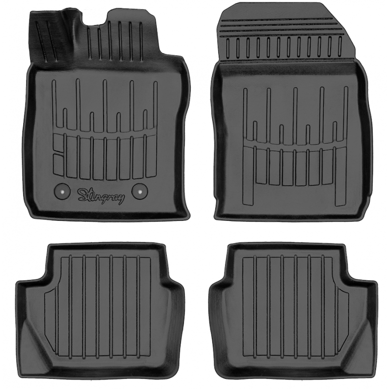 3D килимки для FORD Fiesta (Mk7) (USA) (2010-2017)  з бортиками 30 мм (Stingray)