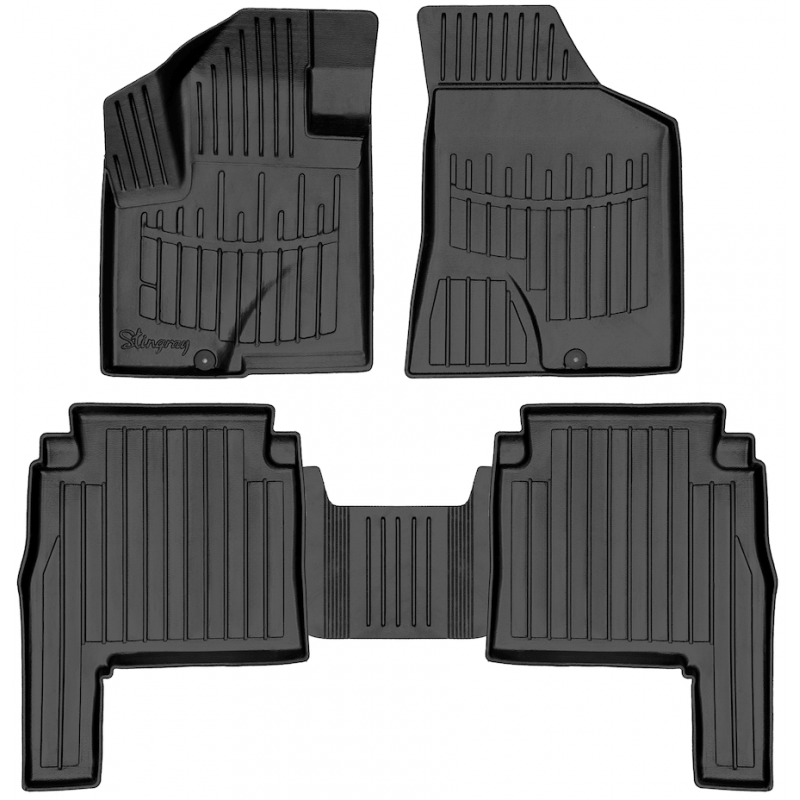3D килимки для HYUNDAI Santa Fe II (CM) (2006-2010)  з бортиками 30 мм (Stingray)