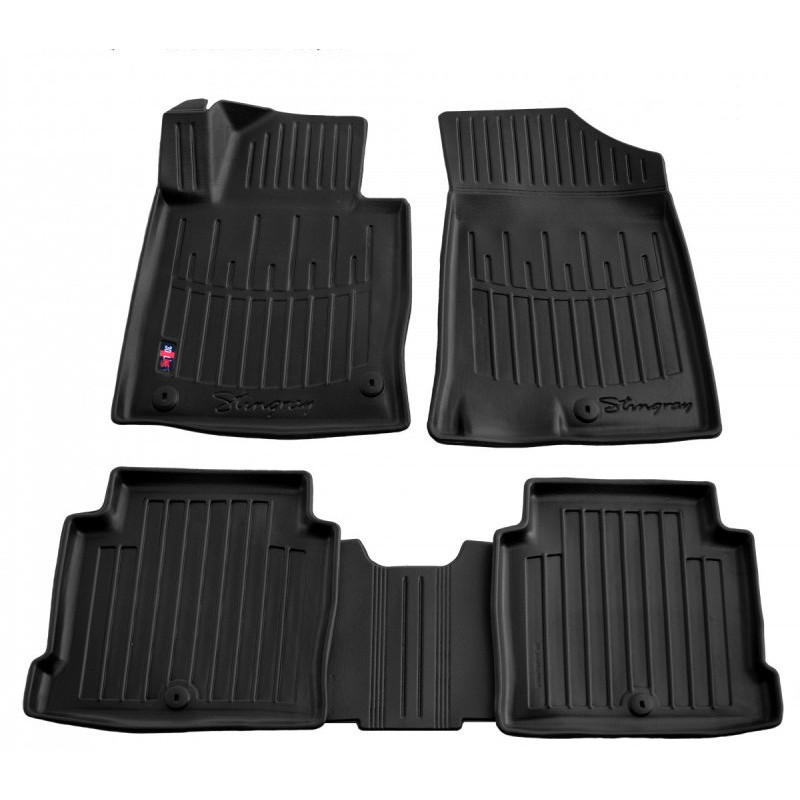 3D килимки для HYUNDAI Sonata (LF) (2014-2019)  з бортиками 30 мм (Stingray)