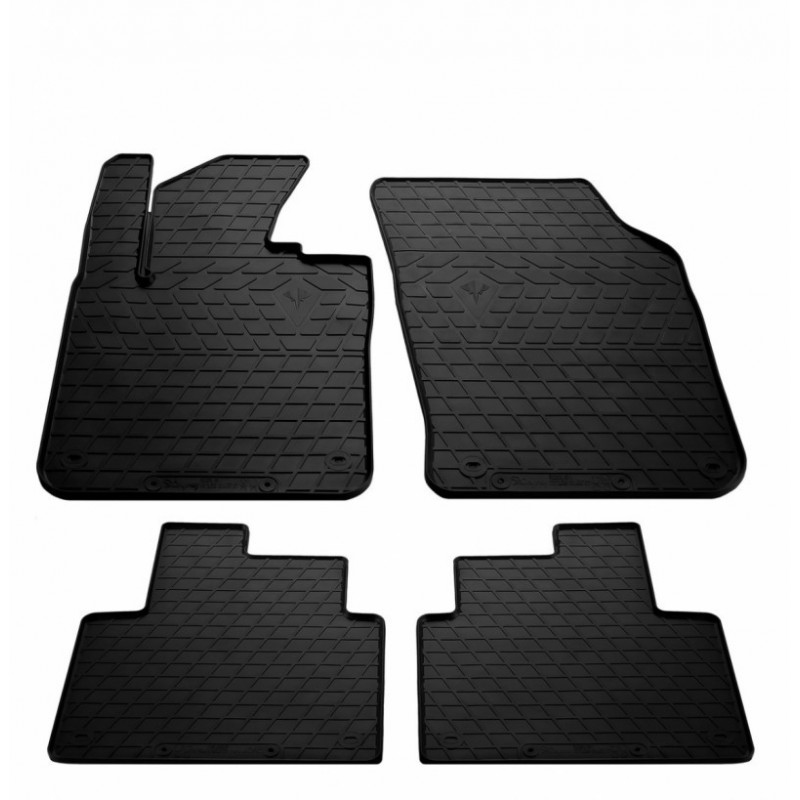 Гумові килимки в салон для Volvo V90 Cross Country (2017-...) комплект з 4 штук (Stingray)