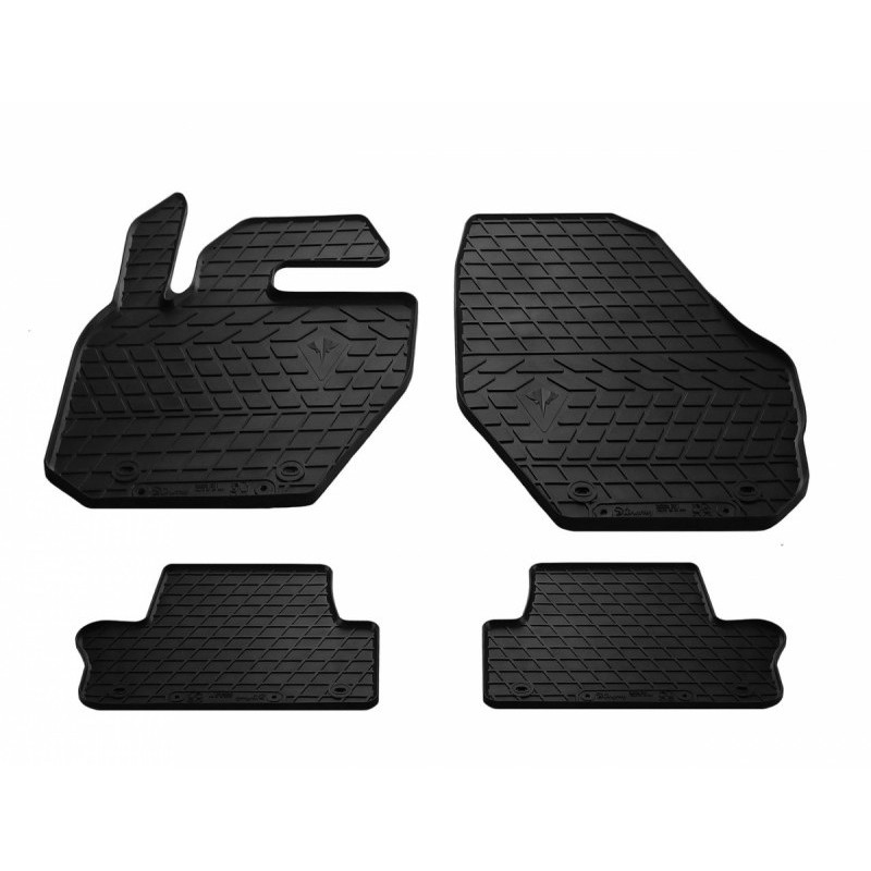 Гумові килимки в салон для Volvo XC60 (2008-2017) комплект з 4 штук (Stingray)