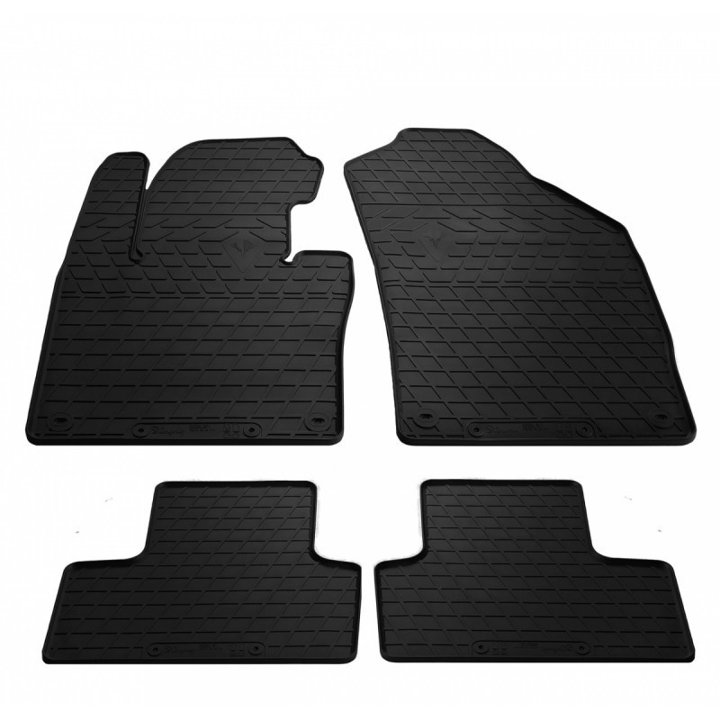 Гумові килимки в салон для Volvo XC60 (2017-...) комплект з 4 штук (Stingray)