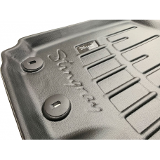 3D килимки для KIA Sportage (SL) (2010-2015)  з бортиками 30 мм (Stingray)